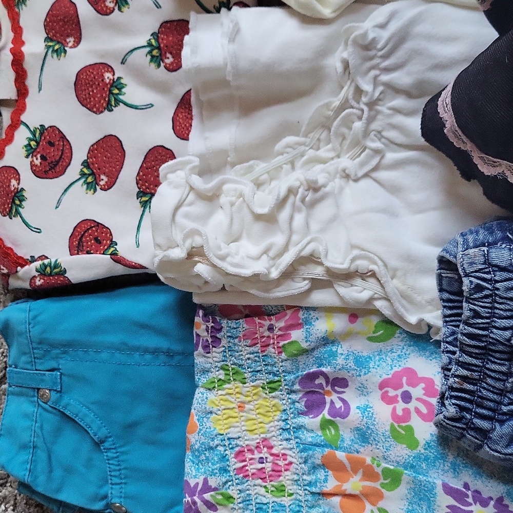 80's-Y2K Damaged, Colorful Girl Clothing Bundle For Crafts Or Repair - Picture 2 of 8